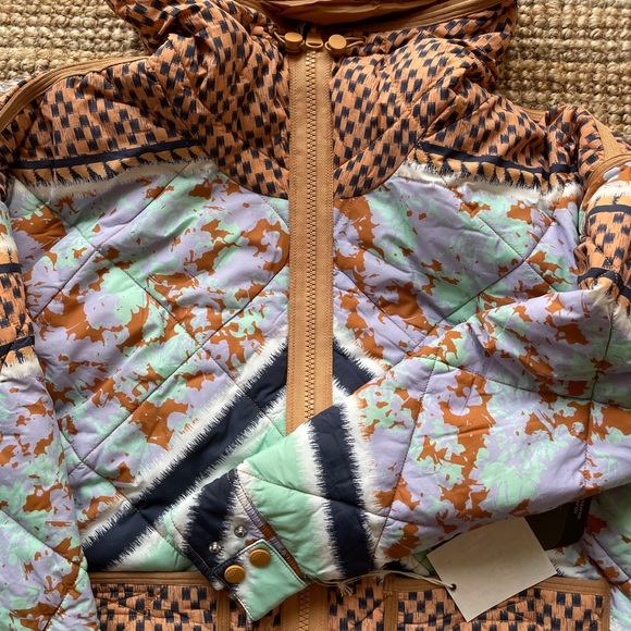 NEW Free People Pria Printed Packable Puffer Jacket - Picture 11 of 13